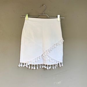 SOLD white skirt